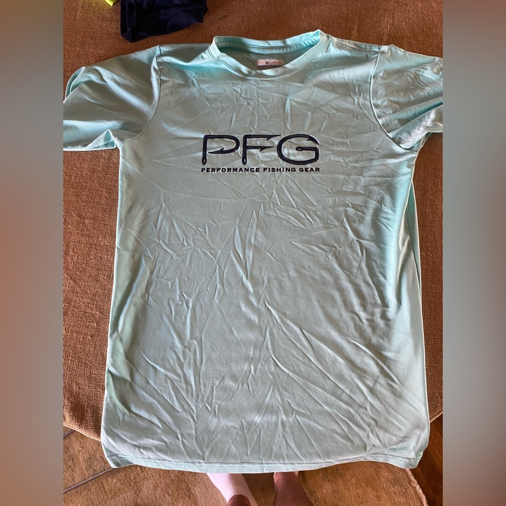 Kids XL PFG Dri-Fit Columbia Fishing Shirt